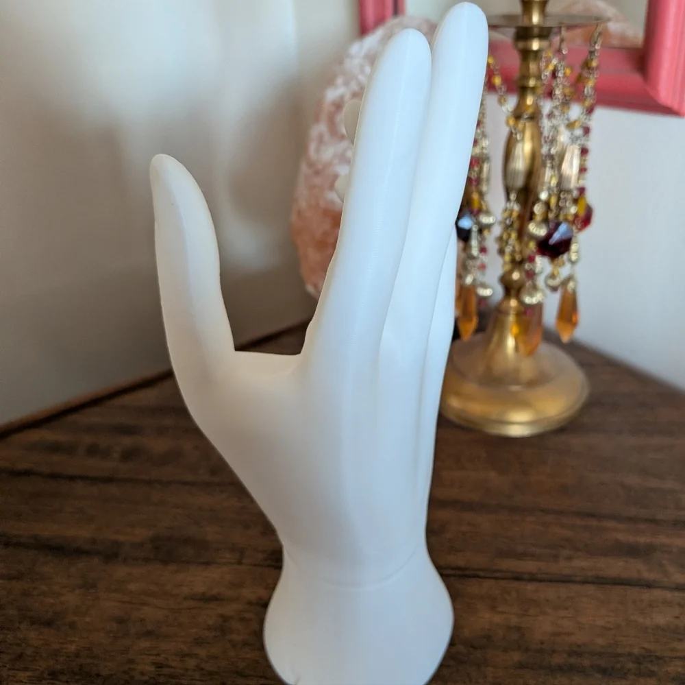 White Mannequin Hand Jewelry Display - Picture 3 of 4